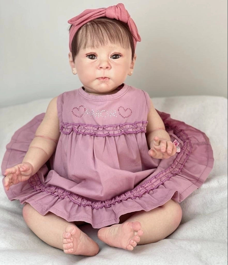 Bebê Reborn Realista Huxley Menina