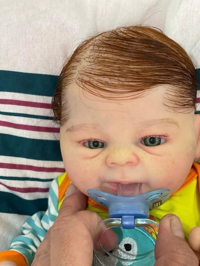 BEBÊ REBORN REALISTA SILICONE SOLIDO MENINO