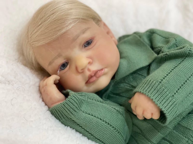 BEBÊ REBORN REALISTA LOU LOU - RESPIRA LINHA PREMIUM