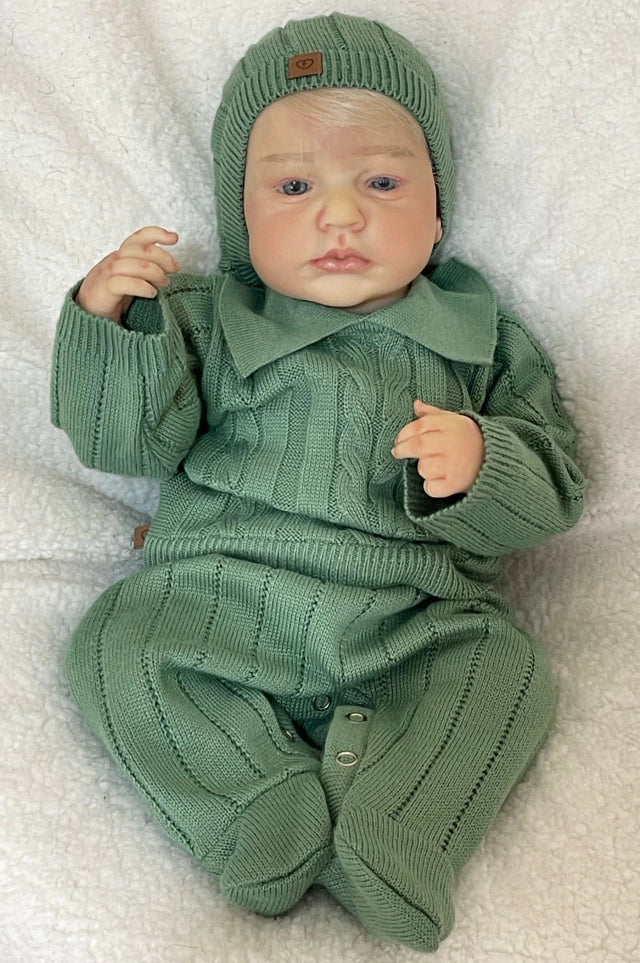 BEBÊ REBORN REALISTA LOU LOU - RESPIRA LINHA PREMIUM