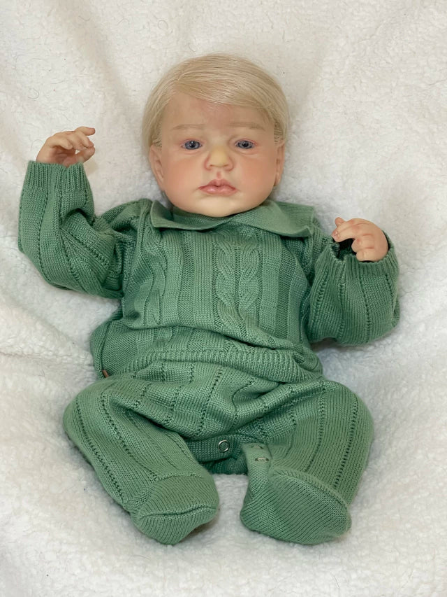 BEBÊ REBORN REALISTA LOU LOU - RESPIRA LINHA PREMIUM