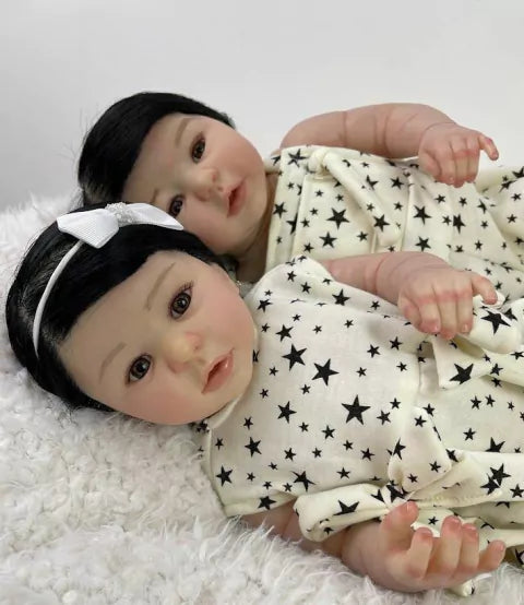 Bebê Reborn Realista Kylin Gêmeos